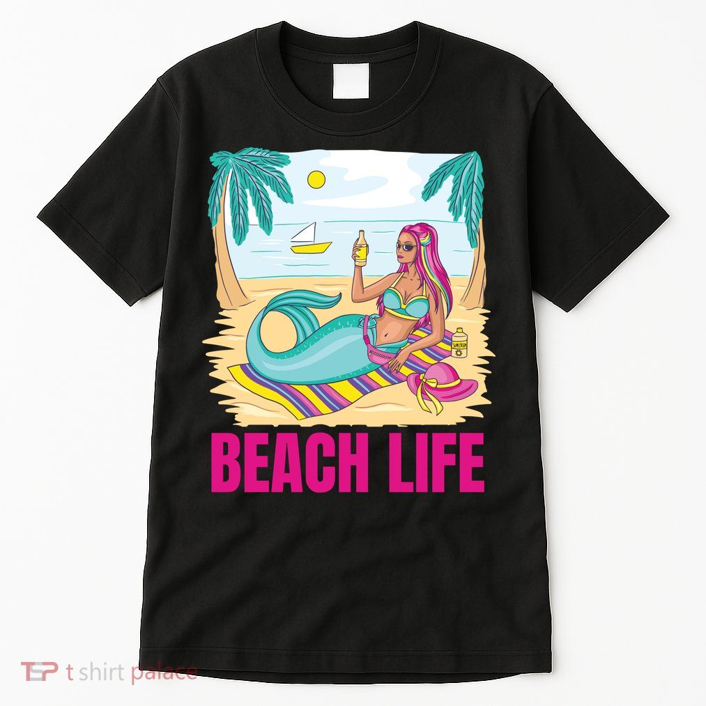 Beach Life Mermaid Tall T-Shirt