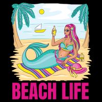 Beach Life Mermaid Impact Tech Backpack