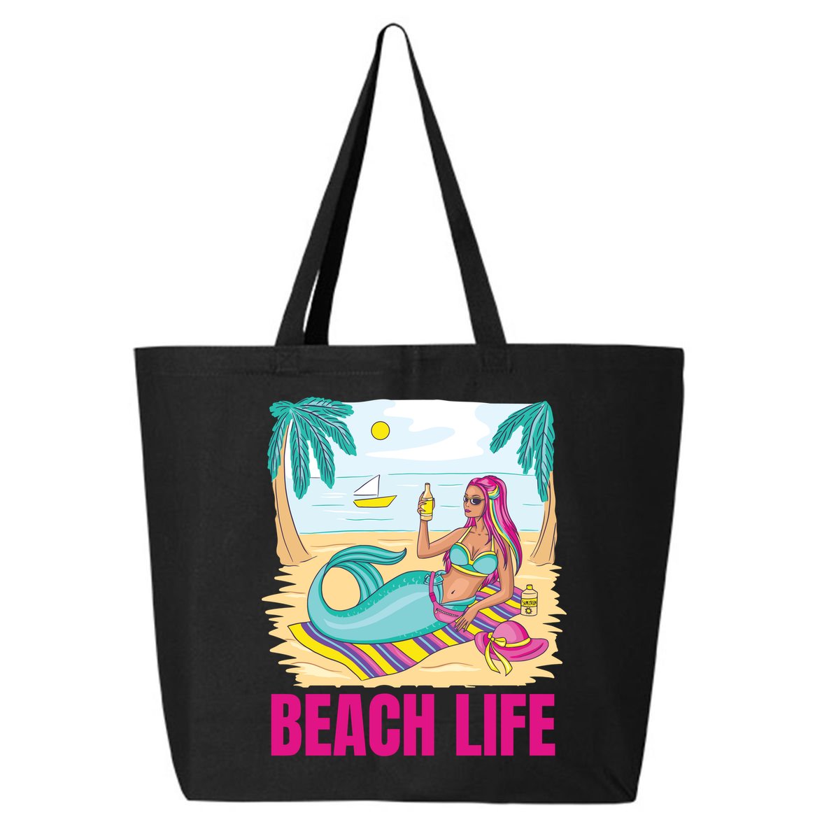 Beach Life Mermaid 25L Jumbo Tote