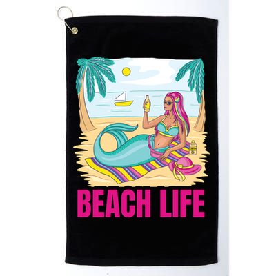Beach Life Mermaid Golf Towel