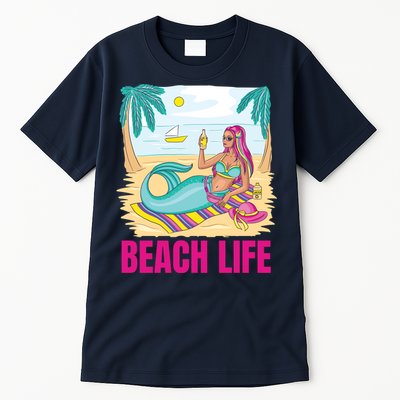 Beach Life Mermaid Tall T-Shirt