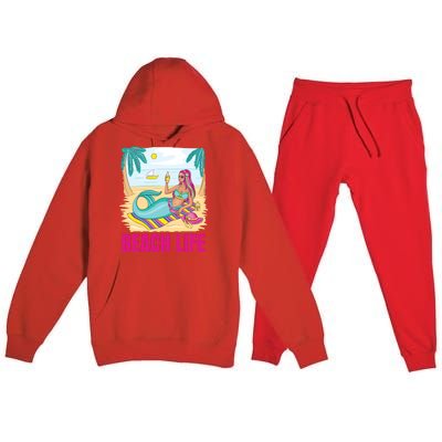 Beach Life Mermaid Premium Hooded Sweatsuit Set