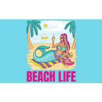 Beach Life Mermaid Bumper Sticker