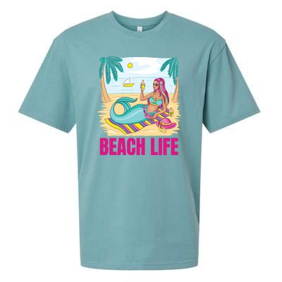 Beach Life Mermaid Sueded Cloud Jersey T-Shirt