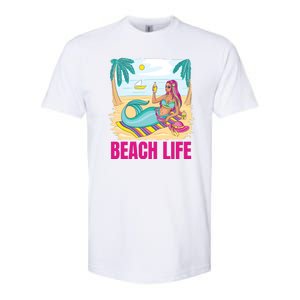 Beach Life Mermaid Softstyle® CVC T-Shirt