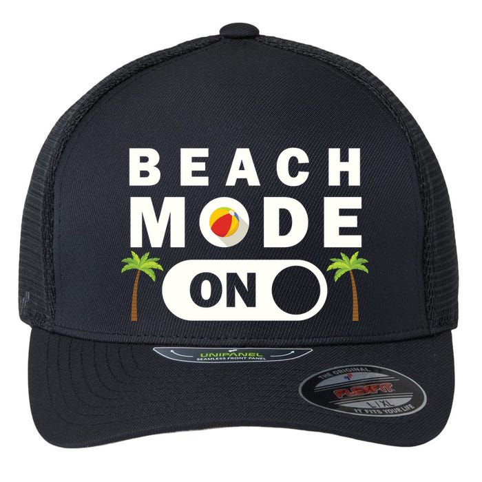 Beach Mode On Flexfit Unipanel Trucker Cap