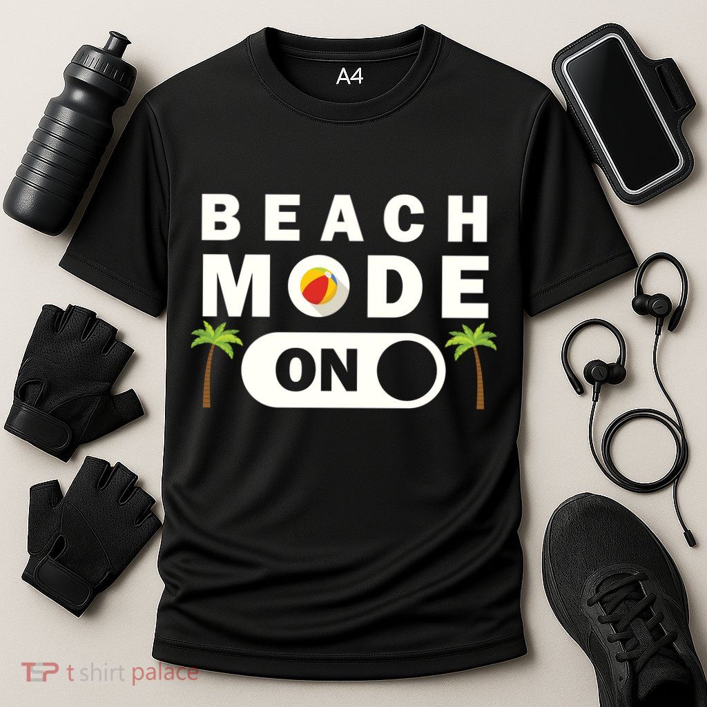 Beach Mode On Performance Shirt