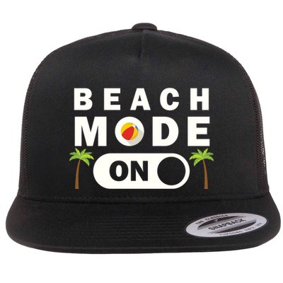 Beach Mode On Flatbill Hat