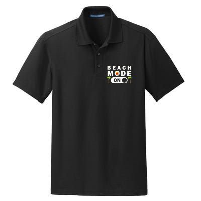 Beach Mode On Dry Zone Grid Polo