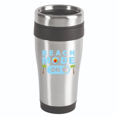 Beach Mode On 16oz Travel Tumbler