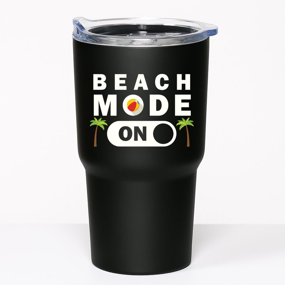 Beach Mode On Tumbler