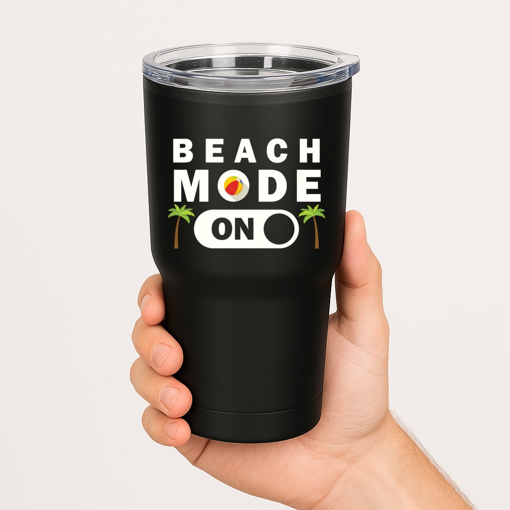 Beach Mode On Tumbler