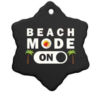 Beach Mode On Ceramic Star Ornament