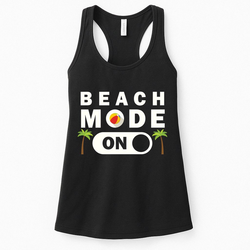 Beach Mode On Womens Tank Top