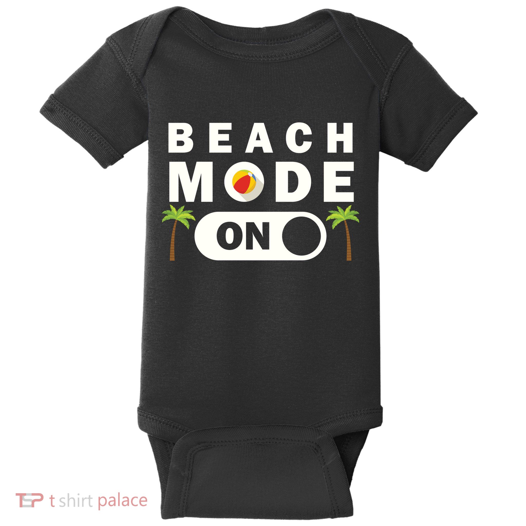 Beach Mode On Baby Bodysuit