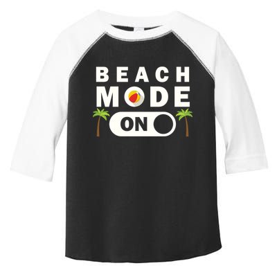 Beach Mode On Toddler Fine Jersey T-Shirt