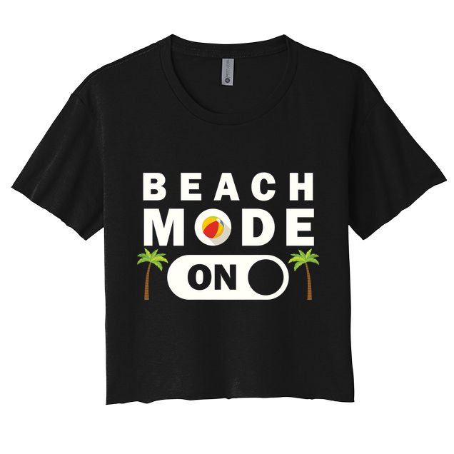 Beach Mode On Crop Top