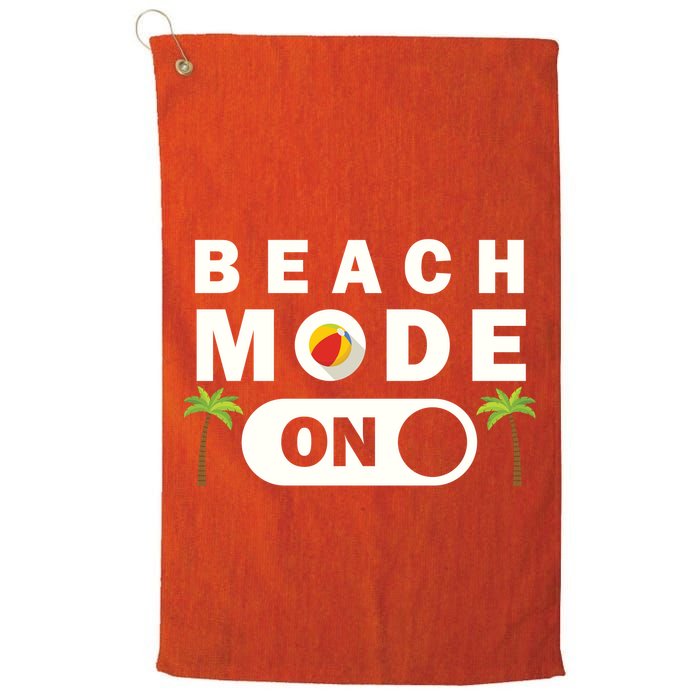 Beach Mode On Golf Towel