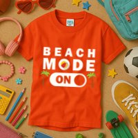 Beach Mode On Kids T-Shirt