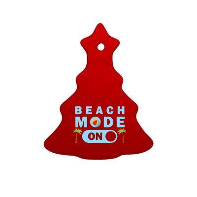 Beach Mode On Ceramic Tree Ornament