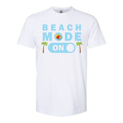 Beach Mode On Softstyle® CVC T-Shirt