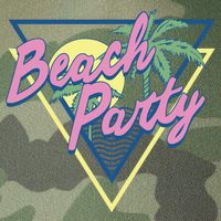 Beach Party Retro Wave Style Legacy Tie Dye Trucker Hat