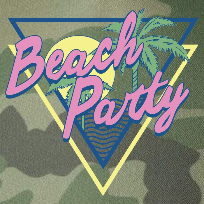 Beach Party Retro Wave Style Legacy Tie Dye Trucker Hat
