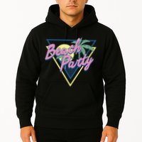 Beach Party Retro Wave Style Hoodie