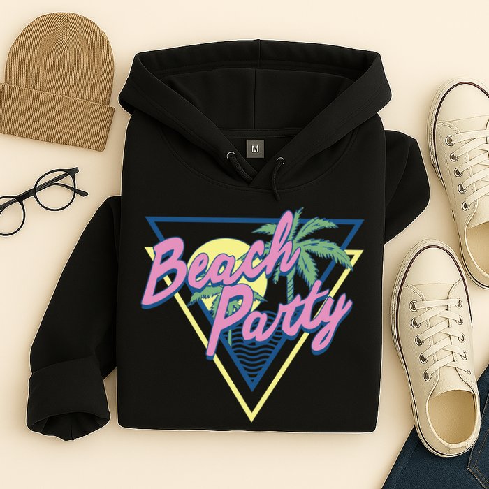 Beach Party Retro Wave Style Hoodie