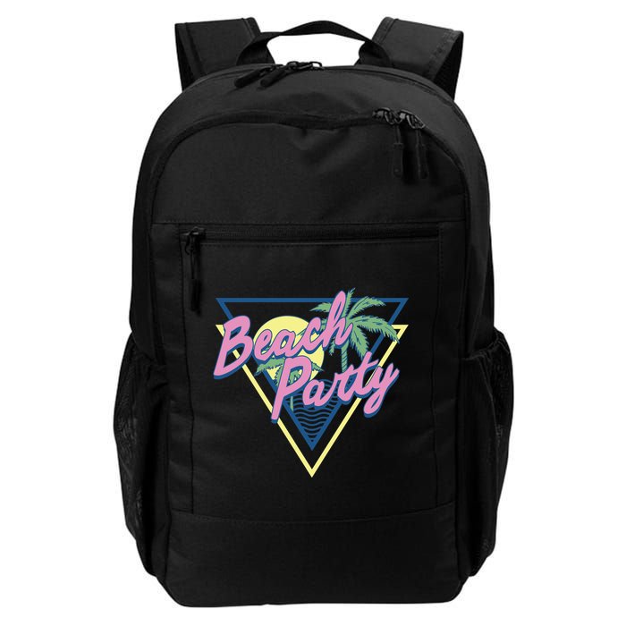 Beach Party Retro Wave Style Backpack