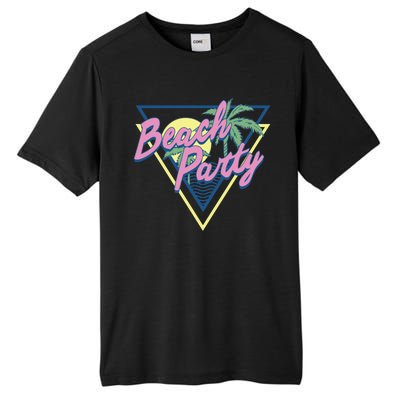 Beach Party Retro Wave Style Tall Fusion ChromaSoft Performance T-Shirt