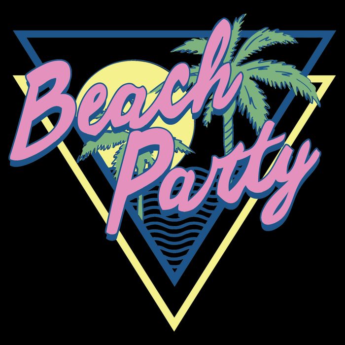 Beach Party Retro Wave Style Mug