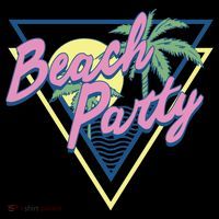 Beach Party Retro Wave Style Mesh Reversible Basketball Jersey Tank