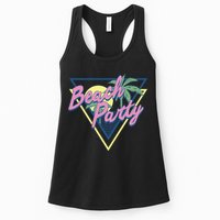 Beach Party Retro Wave Style Womens Tank Top