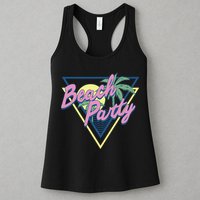 Beach Party Retro Wave Style Womens Tank Top