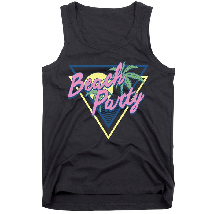 Beach Party Retro Wave Style Tank Top