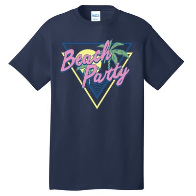 Beach Party Retro Wave Style Tall T-Shirt