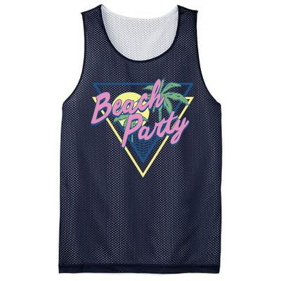 Beach Party Retro Wave Style Mesh Reversible Basketball Jersey Tank