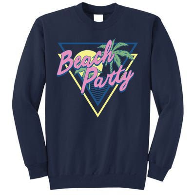 Beach Party Retro Wave Style Tall Sweatshirt