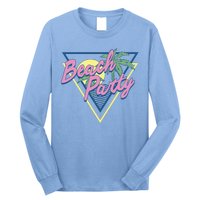 Beach Party Retro Wave Style Long Sleeve Shirt