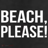 Beach Please! 7 Panel Mesh Trucker Snapback Hat