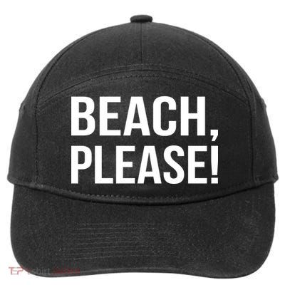 Beach Please! 7-Panel Snapback Hat