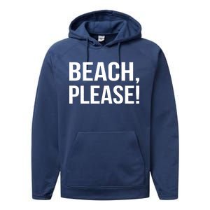 Beach Please! Performance Fleece Hoodie