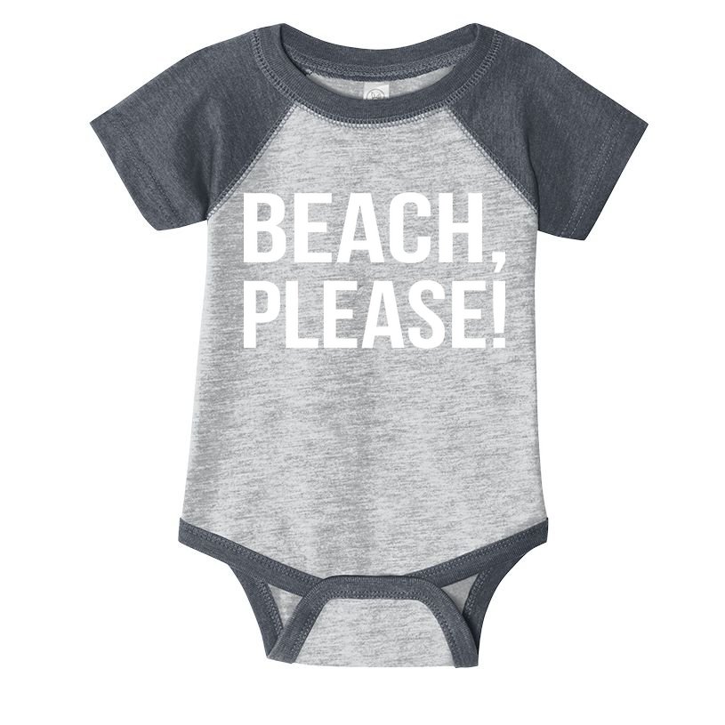 Beach Please Infant Baby Jersey Bodysuit
