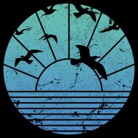 Beach Sunset Seagulls  Cooling Performance Crew T-Shirt
