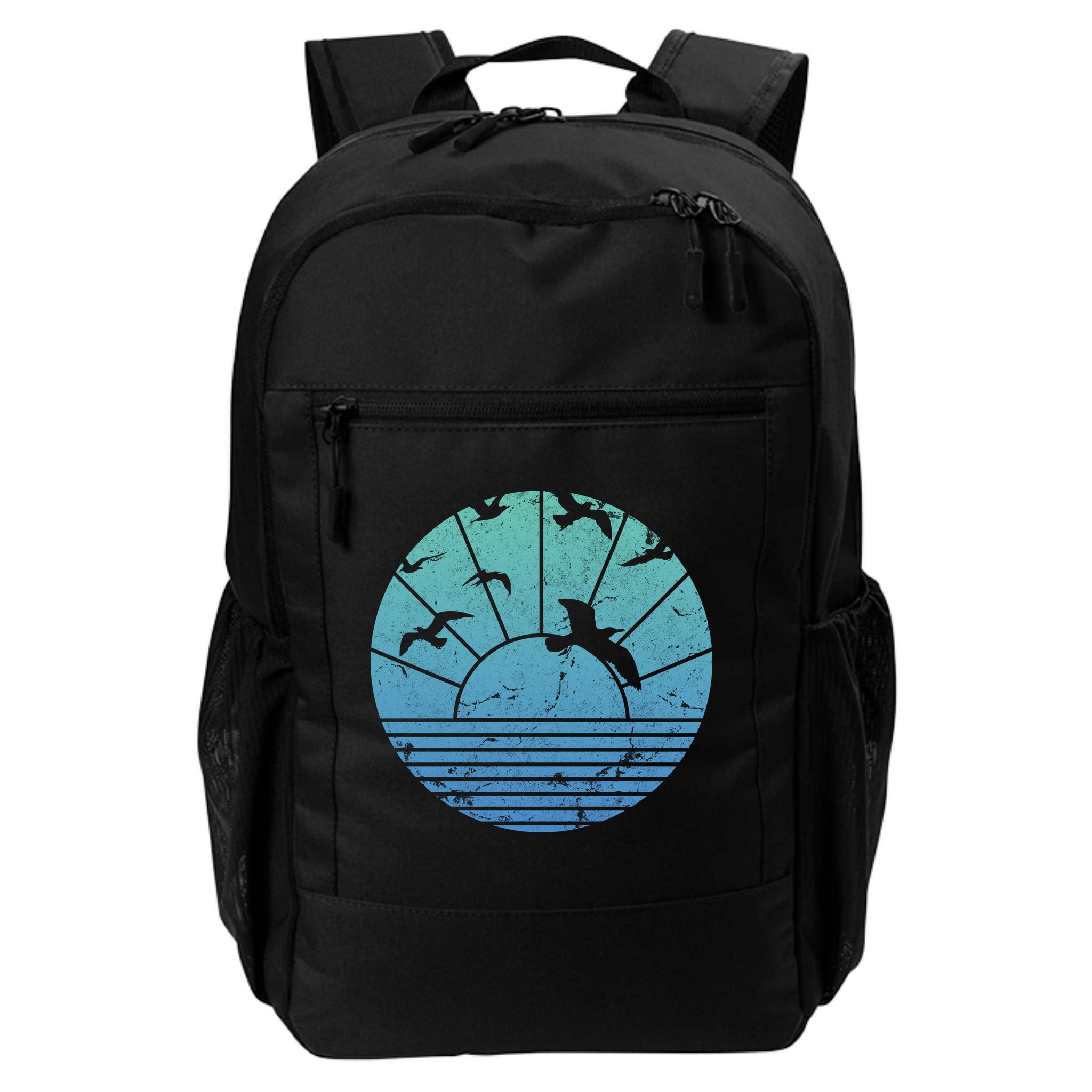Beach Sunset Seagulls  Backpack