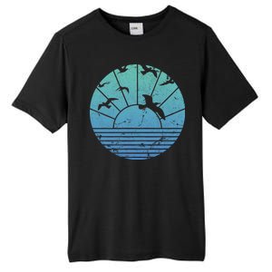 Beach Sunset Seagulls  Tall Fusion ChromaSoft Performance T-Shirt