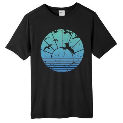 Beach Sunset Seagulls  Tall Fusion ChromaSoft Performance T-Shirt