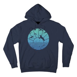 Beach Sunset Seagulls  Hoodie