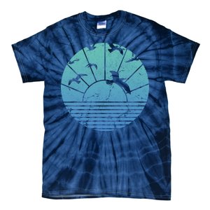 Beach Sunset Seagulls  Tie-Dye T-Shirt